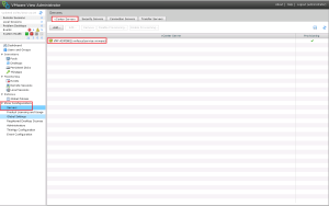 View vCenter Account