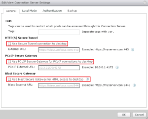 Connection Server Unticked