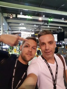 Inside the venue with Craig Kilborn and I